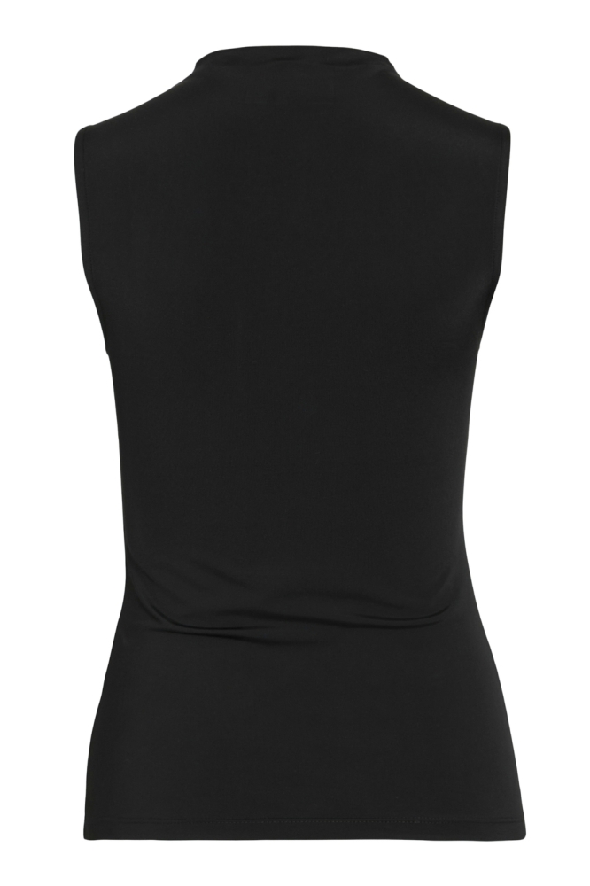 VILEOA S/L FUNNEL NECK TOP - NOOS 14112661 BLACK
